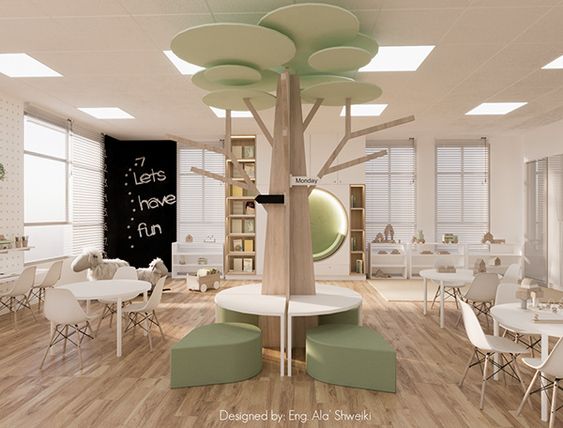 Child-Friendly School Interiors In France